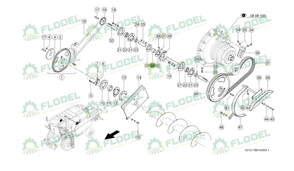 Bucsa combina agricola CLAAS 687114