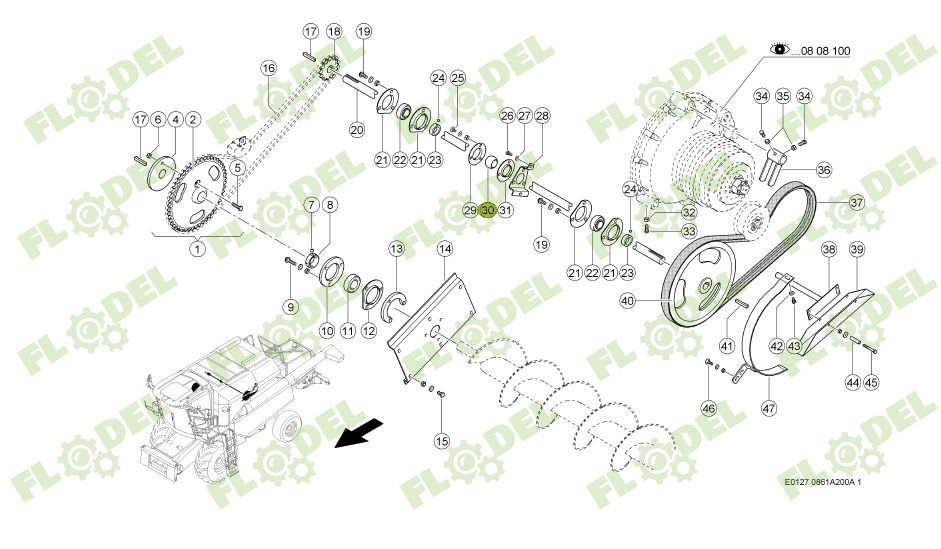 Bucsa combina agricola CLAAS 687114