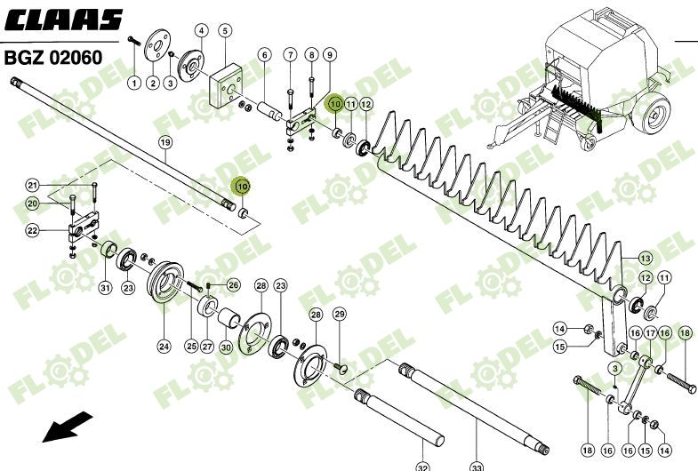 Bucsa  0008233520 Claas OR