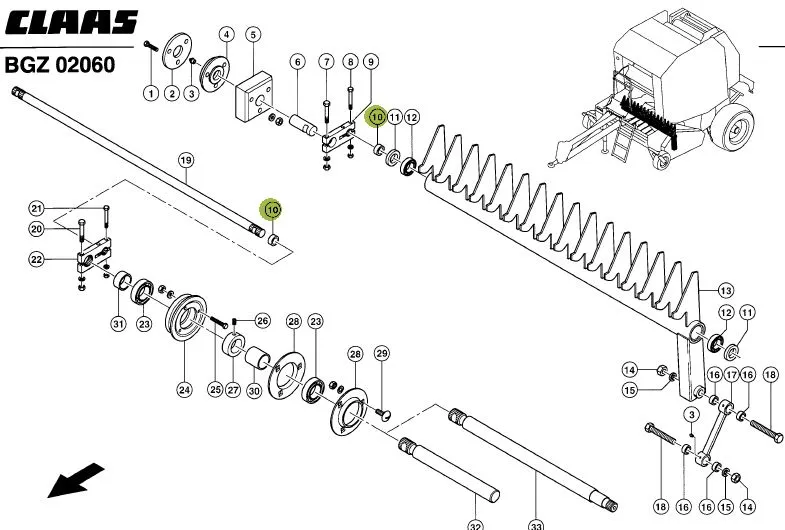 Bucsa  0008233520 Claas OR