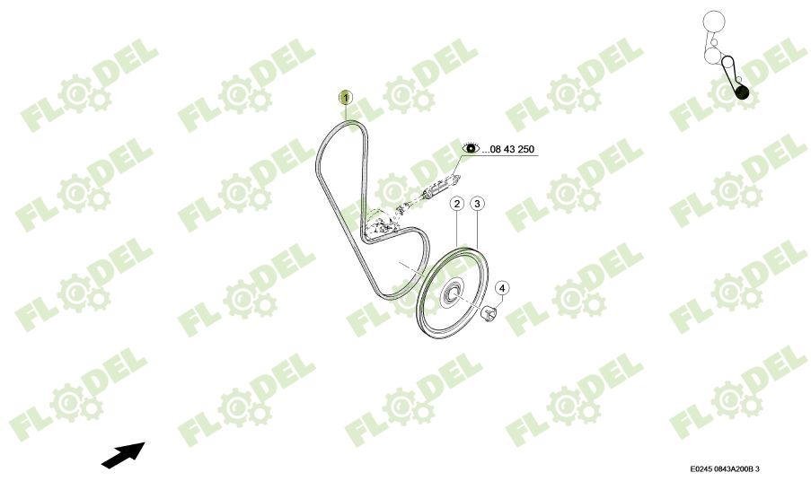 Curea combina CLAAS LEXION 660566 GATES