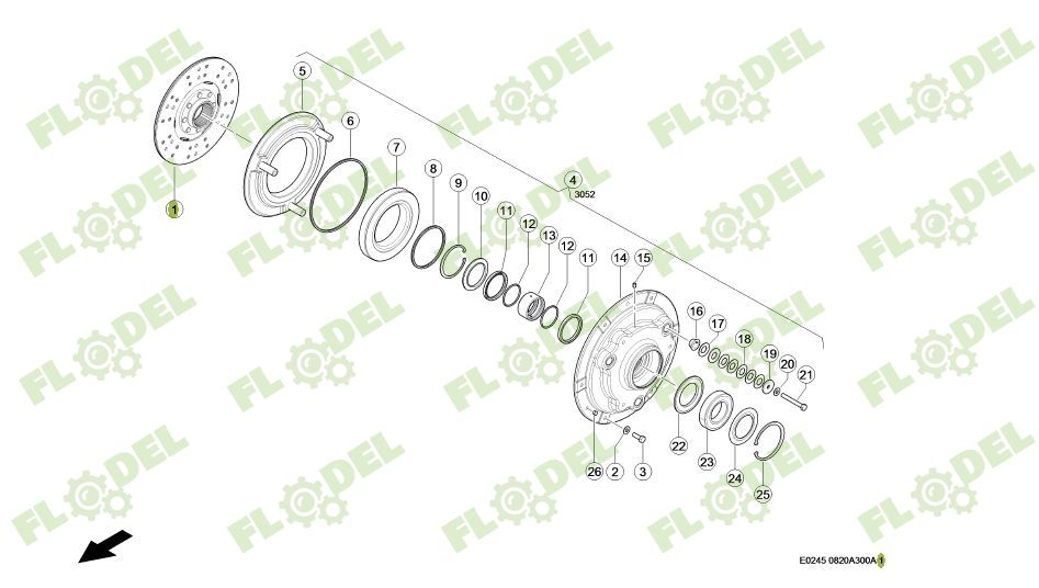Disc ambreiaj CLAAS 665841 SACHS