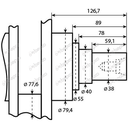 Arbore motor tractor John Deere RE33687