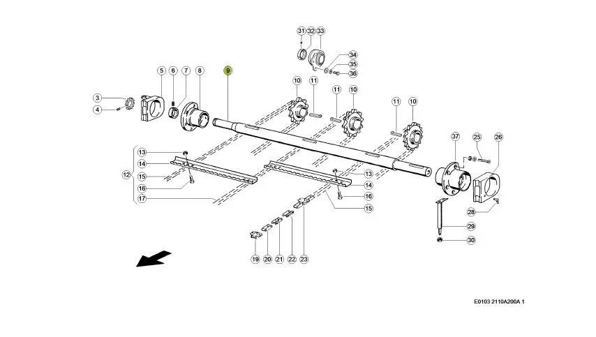 Ax transportor CLAAS TUCANO 520152