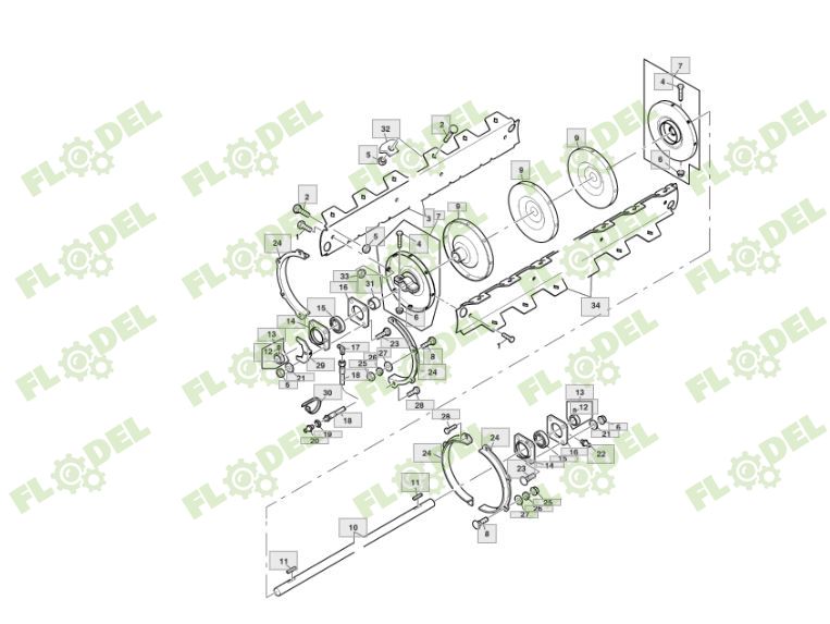 Sina postbatator combina JOHN DEERE AH168089