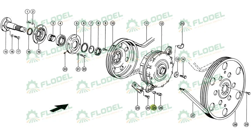 Bucsa teflon CLAAS 628714