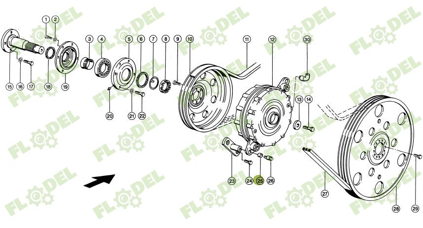 Bucsa teflon CLAAS 628714
