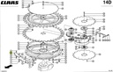 Cutit porumb CLAAS JAGUAR 996313  - DREAPTA