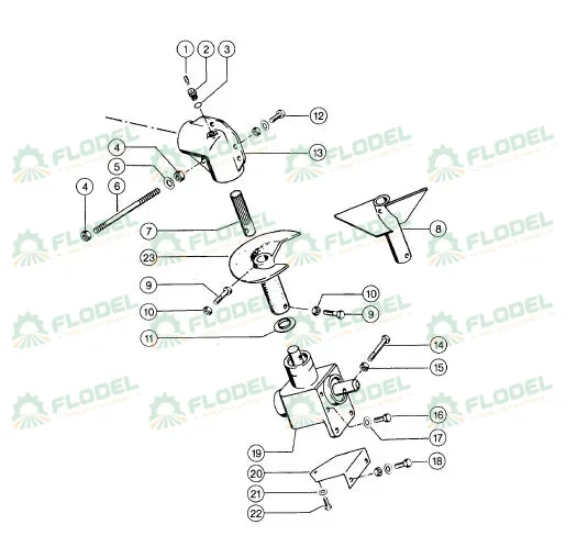 Pinion grup descarcare combina CLAAS Z23 605587