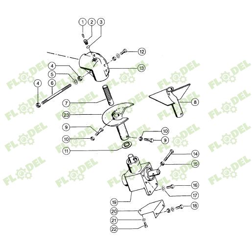 Pinion grup descarcare combina CLAAS 605588 Z16 