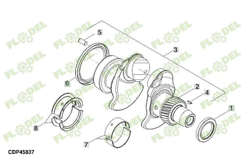 Simering fata arbore John Deere RE516340 VICTOR REINZ