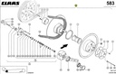 Variator complet CLAAS LEXION 660922