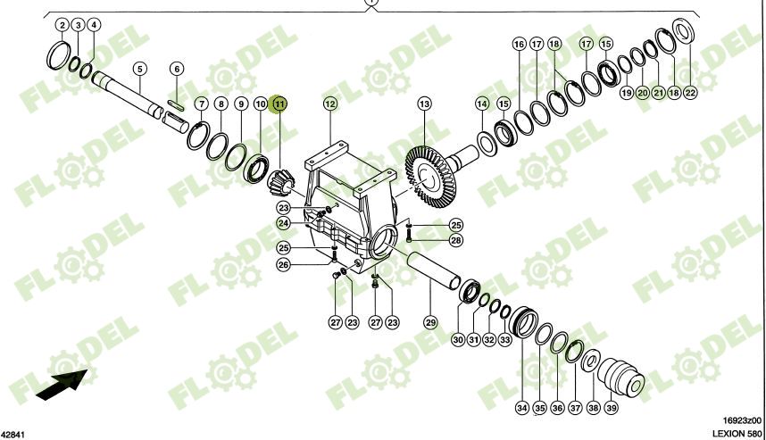 Grup rotor CLAAS LEXION 694826 694828