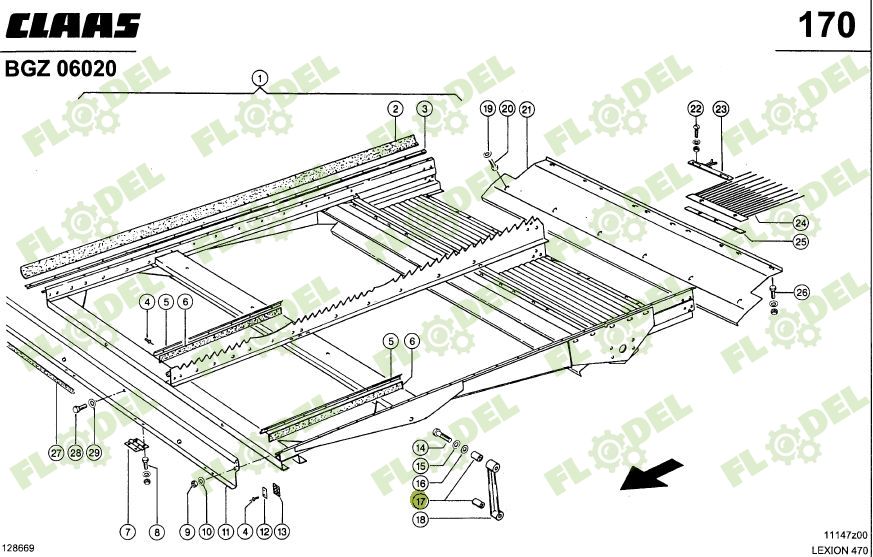 Bucsa silentbloc CLAAS 751335