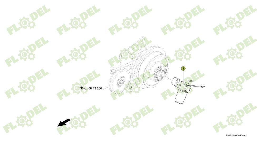 Motor variator combina CLAAS 0007499101 Original CLAAS