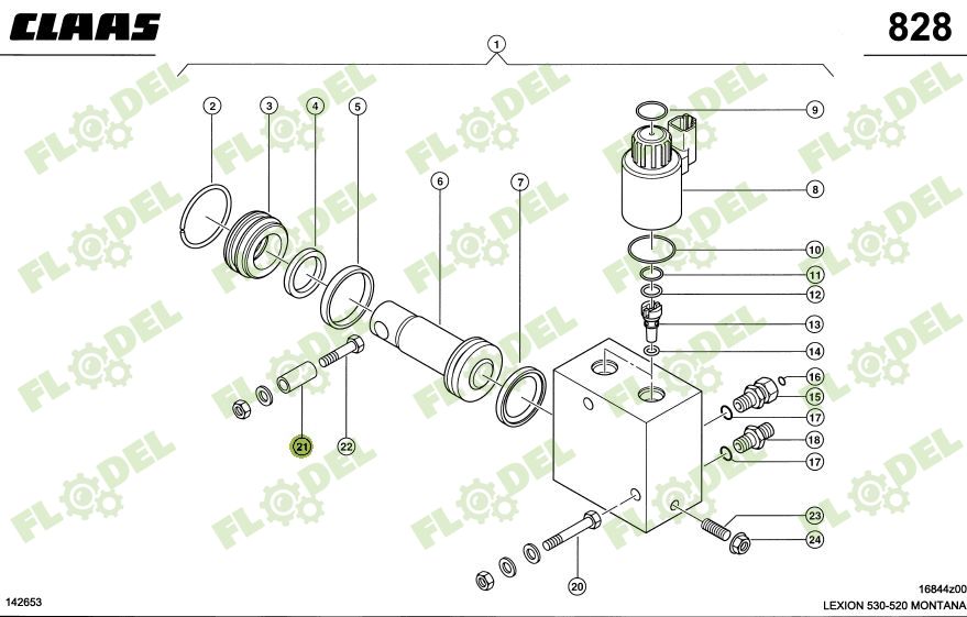 Bucsa original CLAAS 0006691640