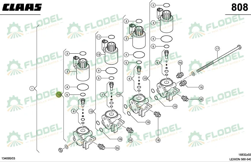 Electrovalva joasa presiune CLAAS 0000395811 Original CLAAS 
