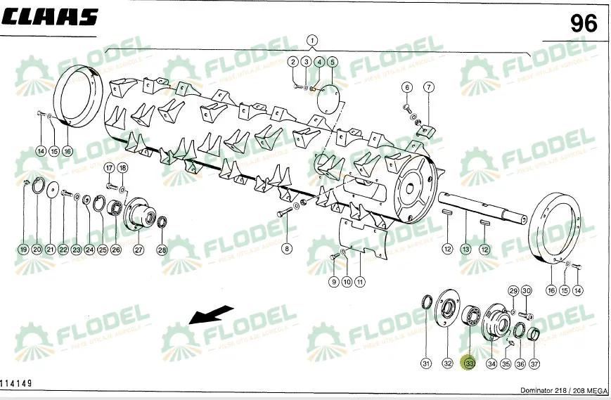 Rulment SKF 22208 E/C3