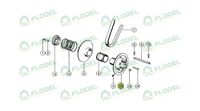 Fulie variator combina CLAAS 603406