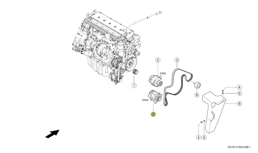 Alternator combina CLAAS 780480 BOSCH
