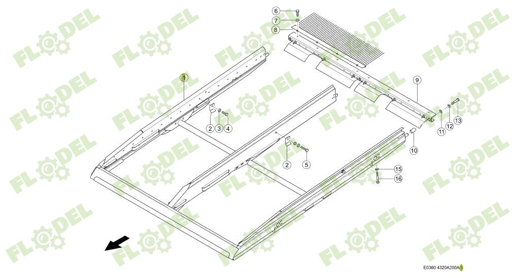 Suport site CLAAS TUCANO 553502