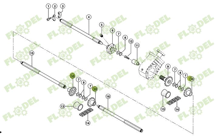 Pinion CLAAS CONSPEED Z14 905865