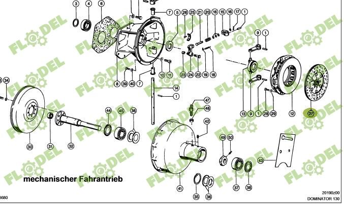 Disc ambreiaj CLAAS 280 mm 679996 SACHS