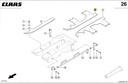 Placa CLAAS CONSPEED 995390 Dreapta
