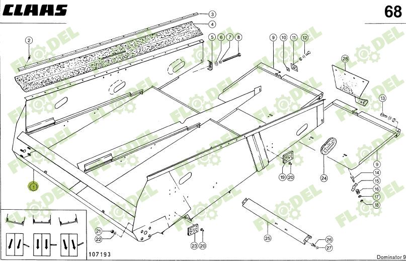 Casa sitelor CLAAS 647556