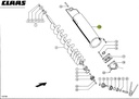 Tub melc umplere buncar combina CLAAS 543093