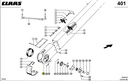 Picior elevator CLAAS LEXION 735330