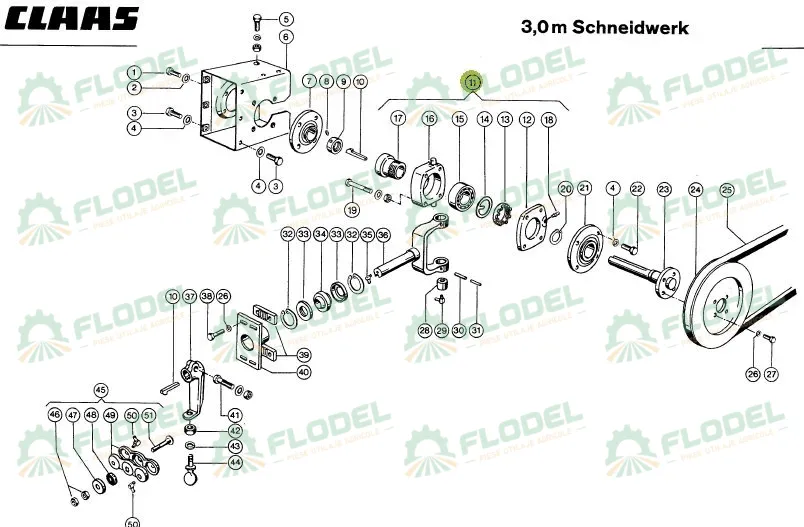 Excentric combina CLAAS 610368