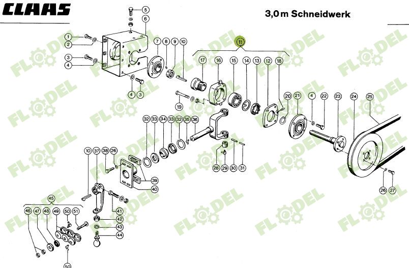 Excentric combina CLAAS 610368