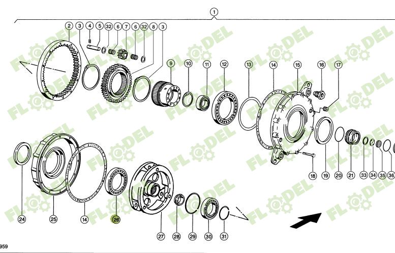 Rulment FAG 16022