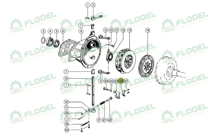 Ferodou ambreiaj CLAAS 631764  Original CLAAS 
