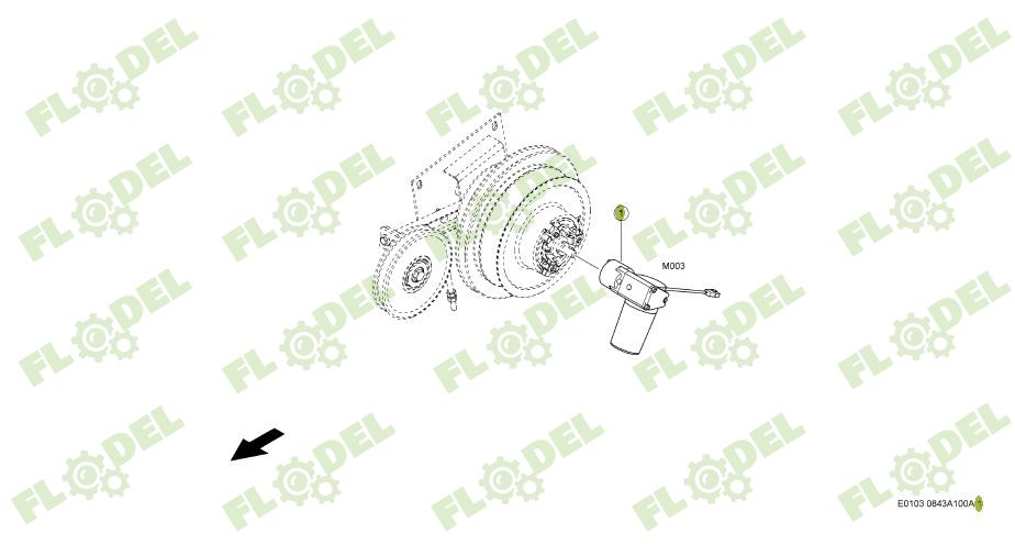 Motoras reglare vant CLAAS 0006292810 Original CLAAS