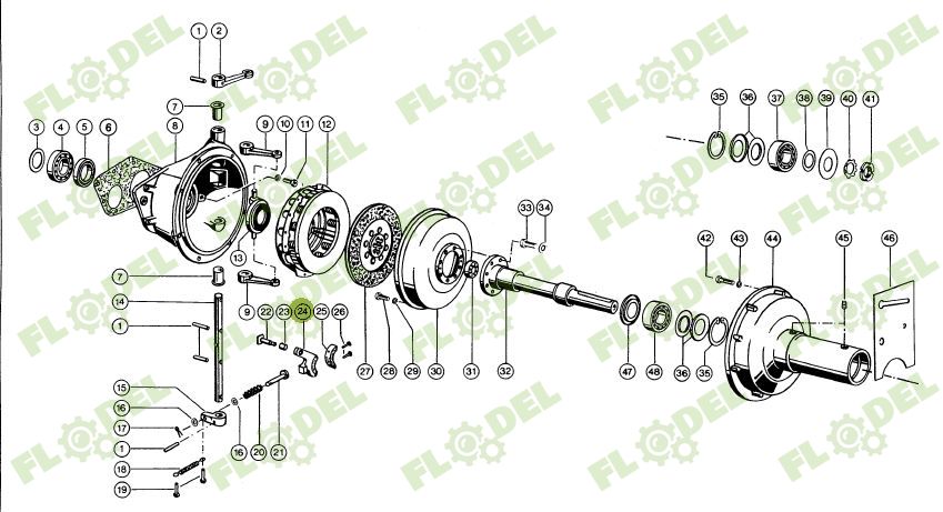 Sabot frana ambreiaj CLAAS 631847