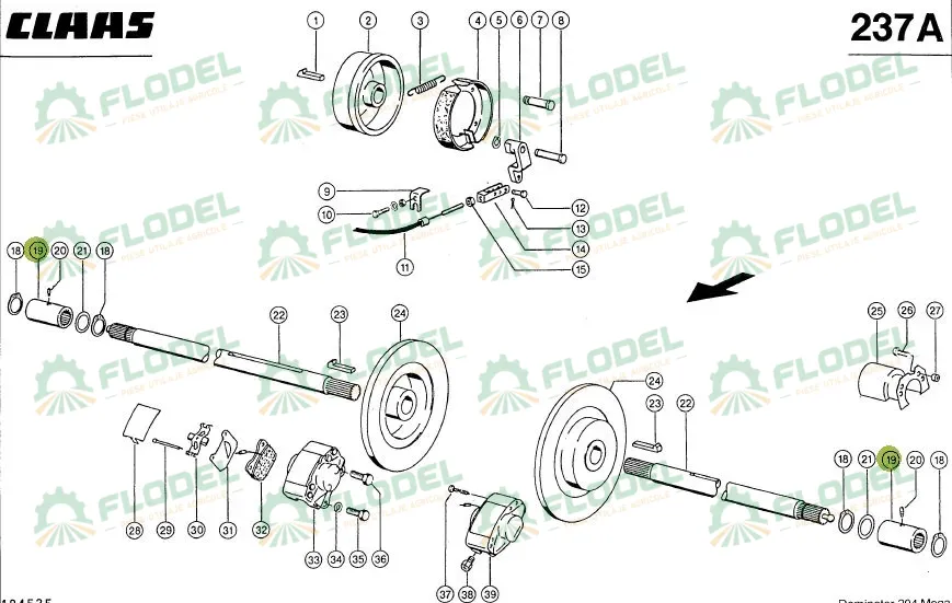 Bucsa planetara combina CLAAS Z21 669463