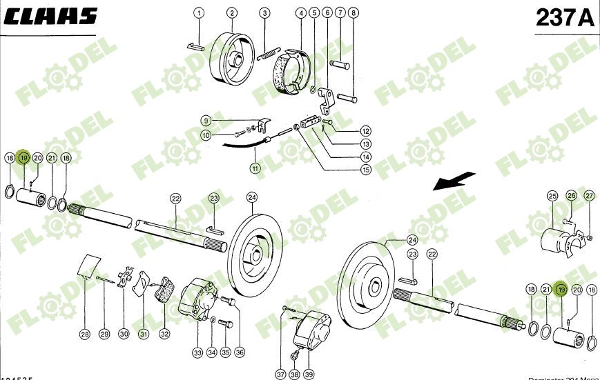 Bucsa planetara combina CLAAS Z21 669463