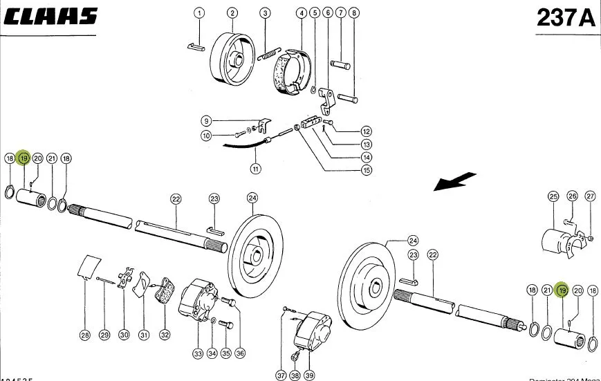 Bucsa planetara combina CLAAS Z21 669463