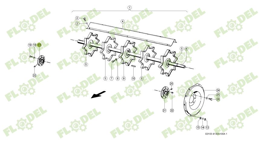 Lagar cu rulment CLAAS 544149 [PREMIUM]