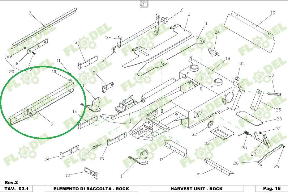 Ghidaj lant DOMINONI 10045 [STANGA] 