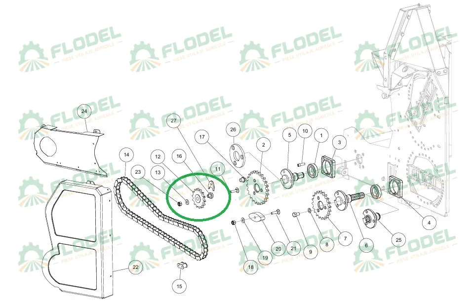 Pinion CAPELLO 01.0439.00 Z14