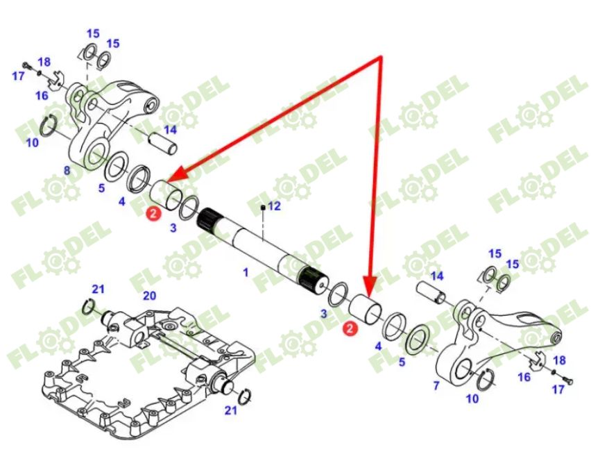 Bucsa plastic 76mm D73x78mm