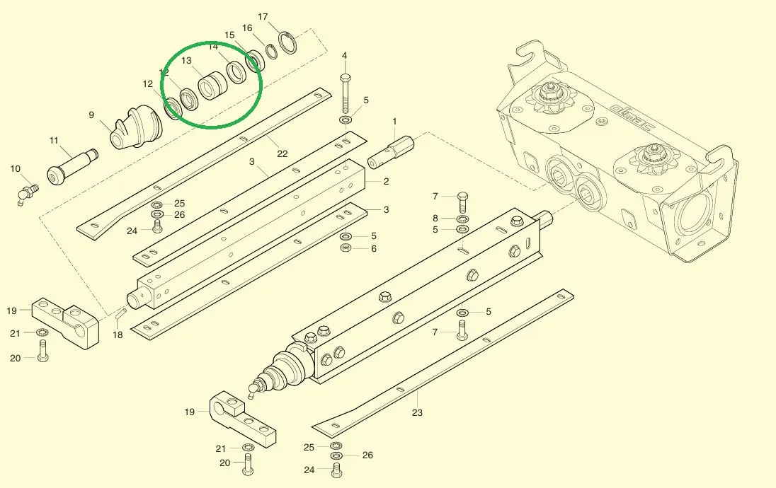 Rulment sul OLIMAC DR11130