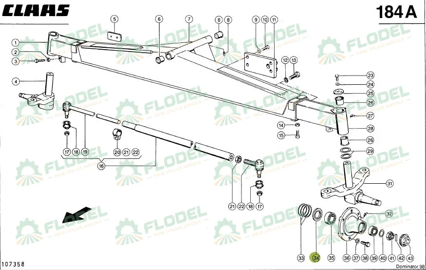 Saiba fuzeta combina CLAAS 602268 