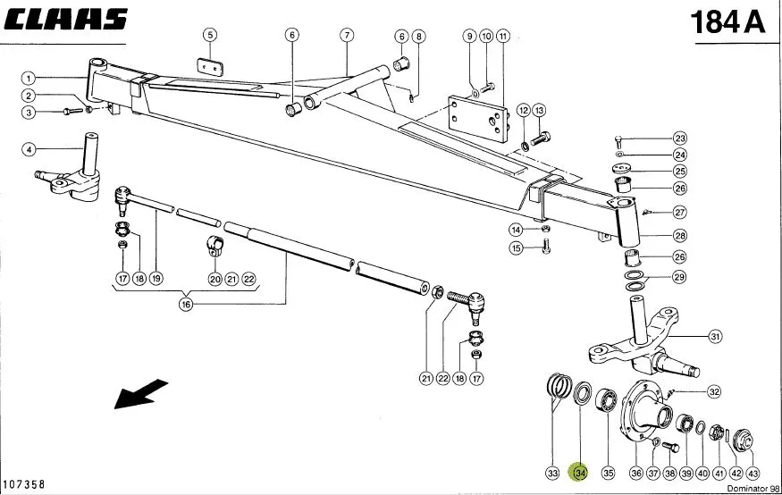Saiba fuzeta combina CLAAS 602268 