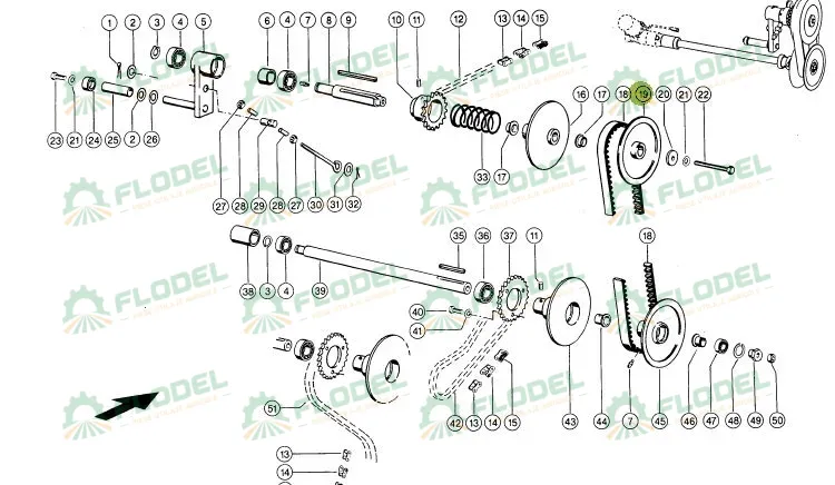 Fulie variator rabator combina CLAAS 670215