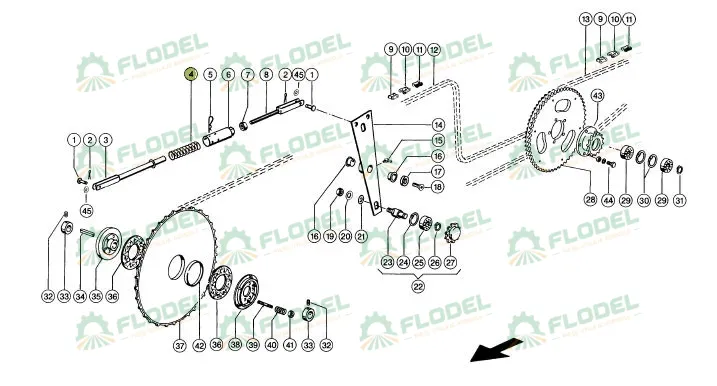 Arc intinzator rabator CLAAS 0006457880 Original CLAAS