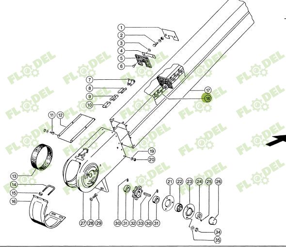 Lant cupe retur spice combina CLAAS 618600 601723